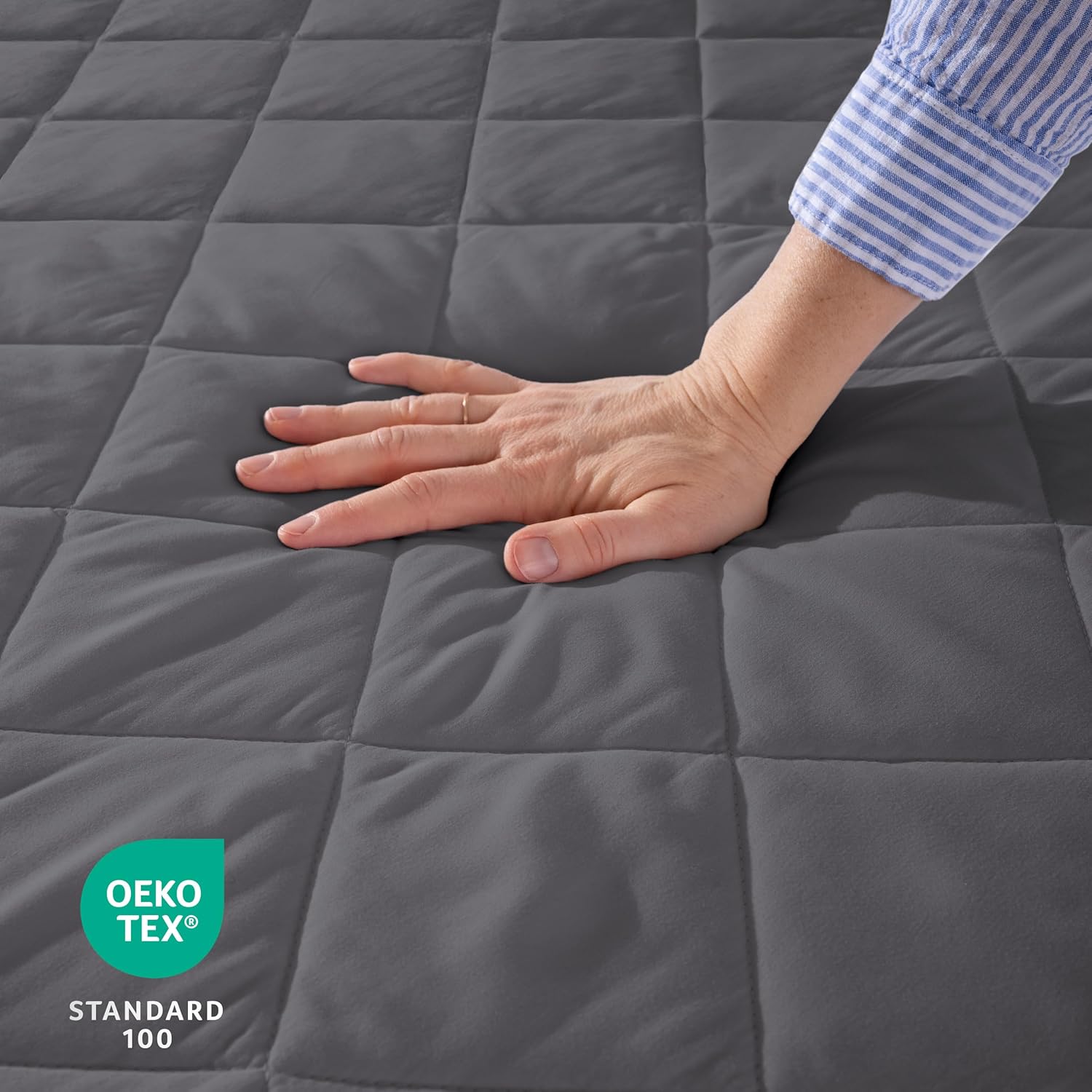 Waterproof Quilted Mattress Protector | Washable, Dust Proof & Hypoallergenic Bedding Cover Fitted Sheet King Size & Single Size