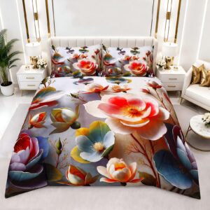 ❤️*3D BEDSHETS* Fabrics Cotton Sattan 🌸 3 PCS Digital Bed Sheet* Set 🌸 ✨ Luxury Floral Collection | Premium Quality | Elegant Digital Print ✨