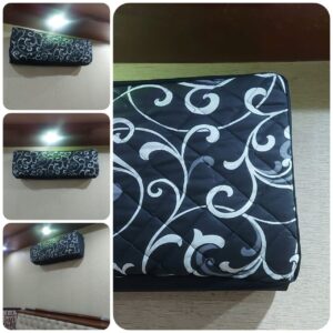 Water Proof Quilted Printed Ac Cover 1.5 Ten indoor+outdoor